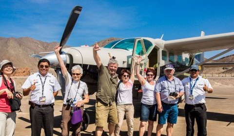 Reisegruppe in Peru